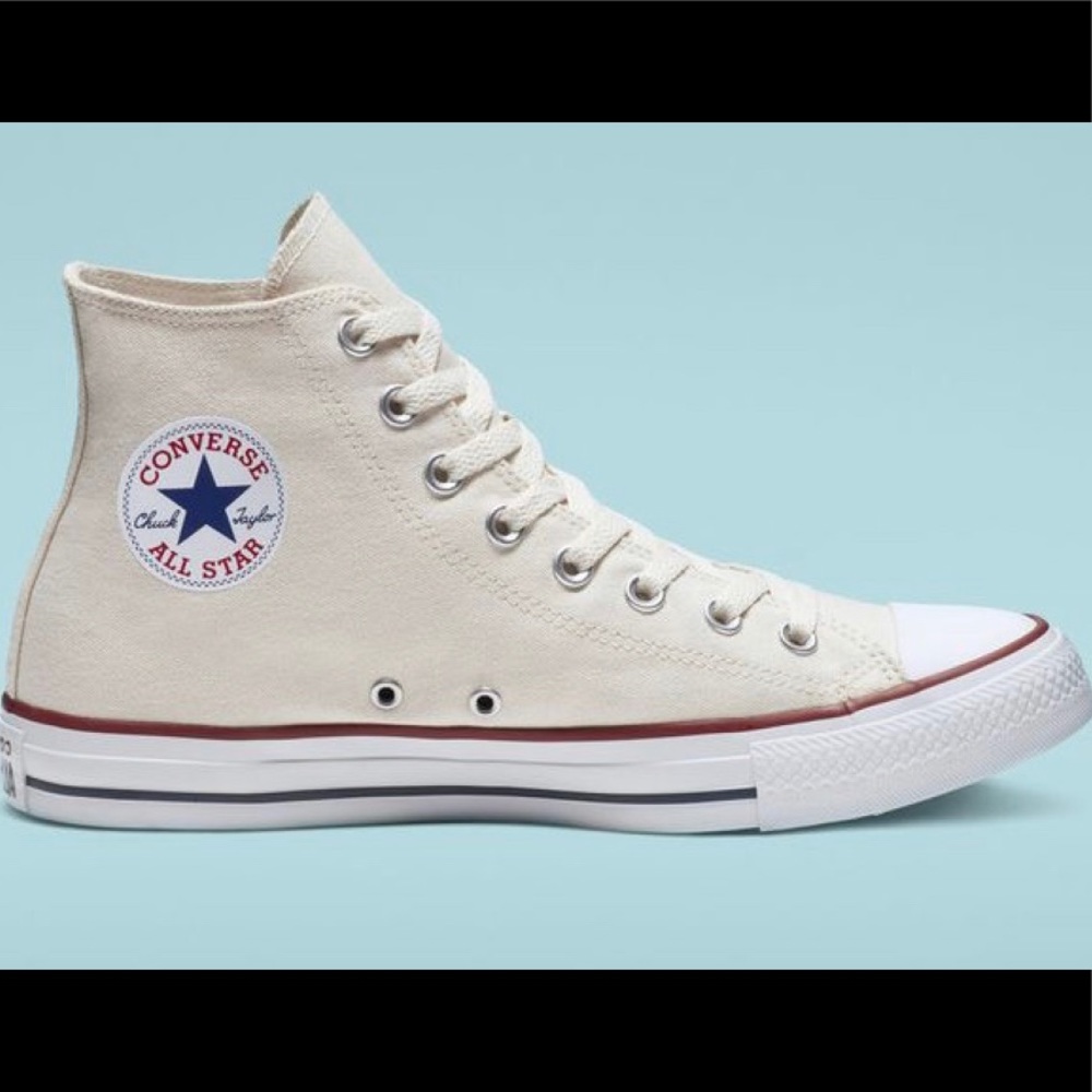 Off White Converse All Star Chuck Taylor Hi Top